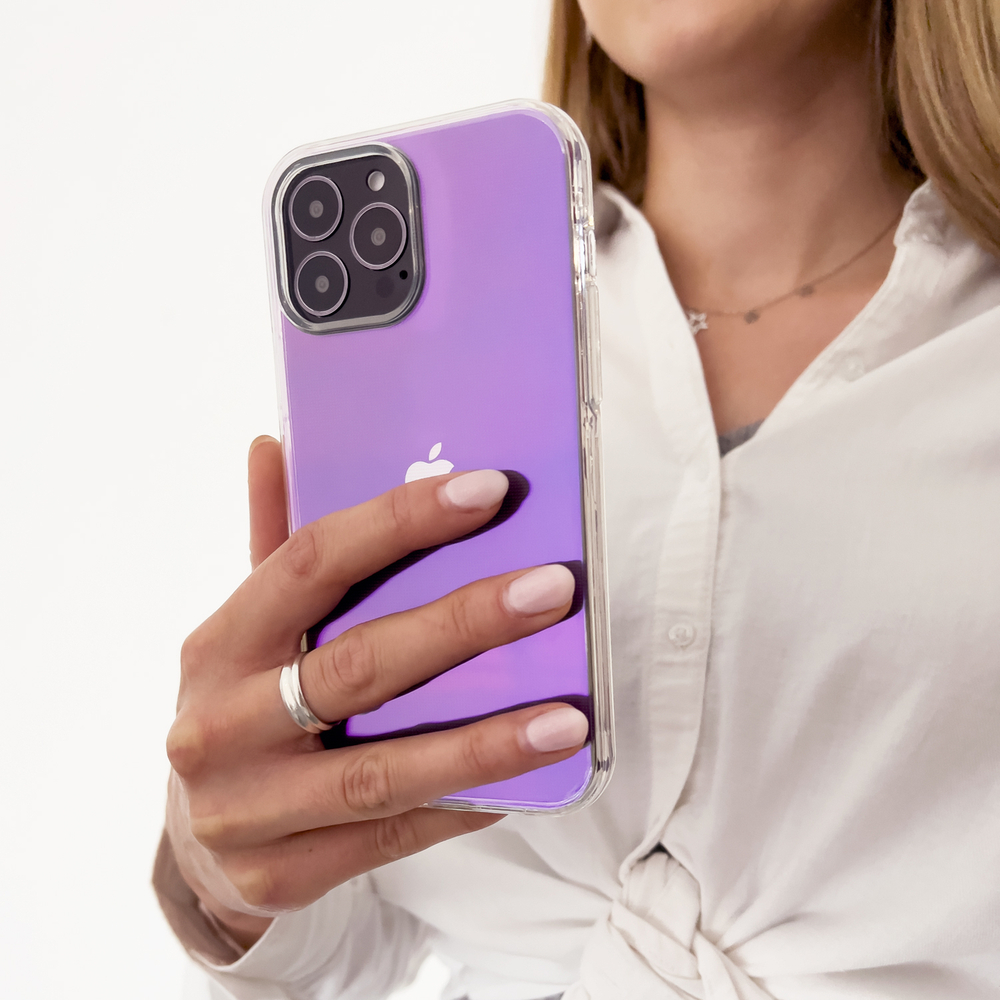 Aurora Case dėklas iPhone 13 Pro Max – violetinis