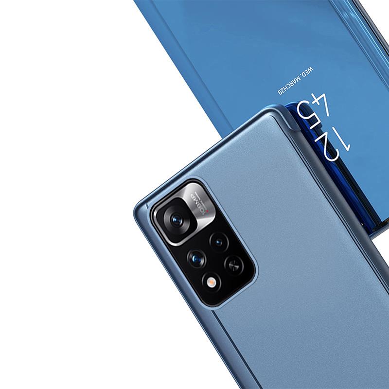 Atverčiamas „Clear View“ dėklas Realme 9 Pro+ – juodas