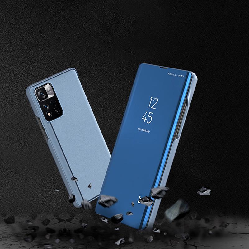 Clear View dėklas Oppo A76/A36, Realme 9i – juodas