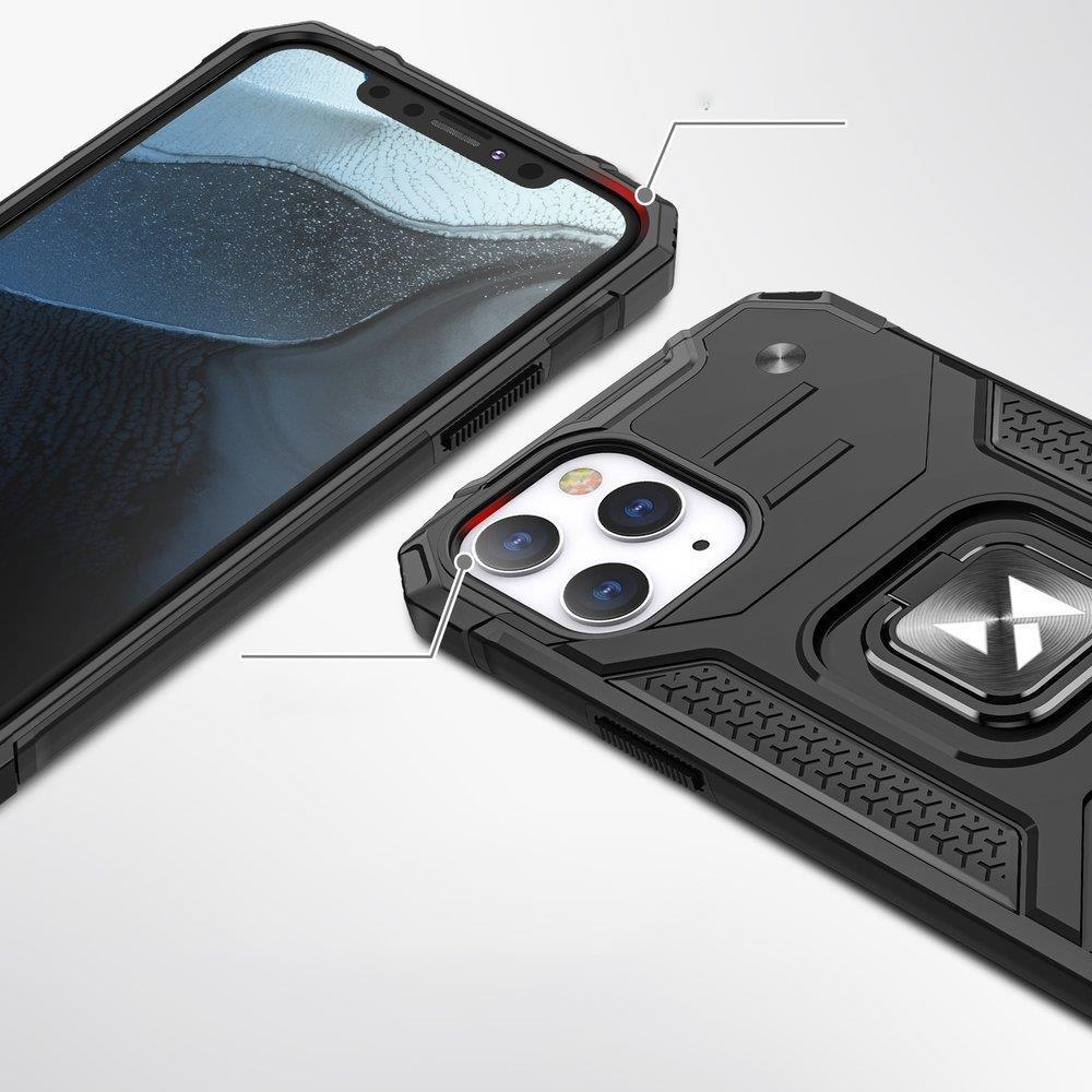 Wozinsky Ring Armor dėklas iPhone 14 Pro Max – auksinis su žiedu