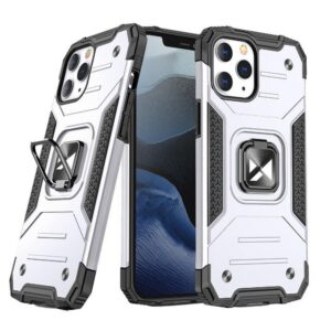 Wozinsky Ring Armor dėklas iPhone 14 Pro – sidabrinis