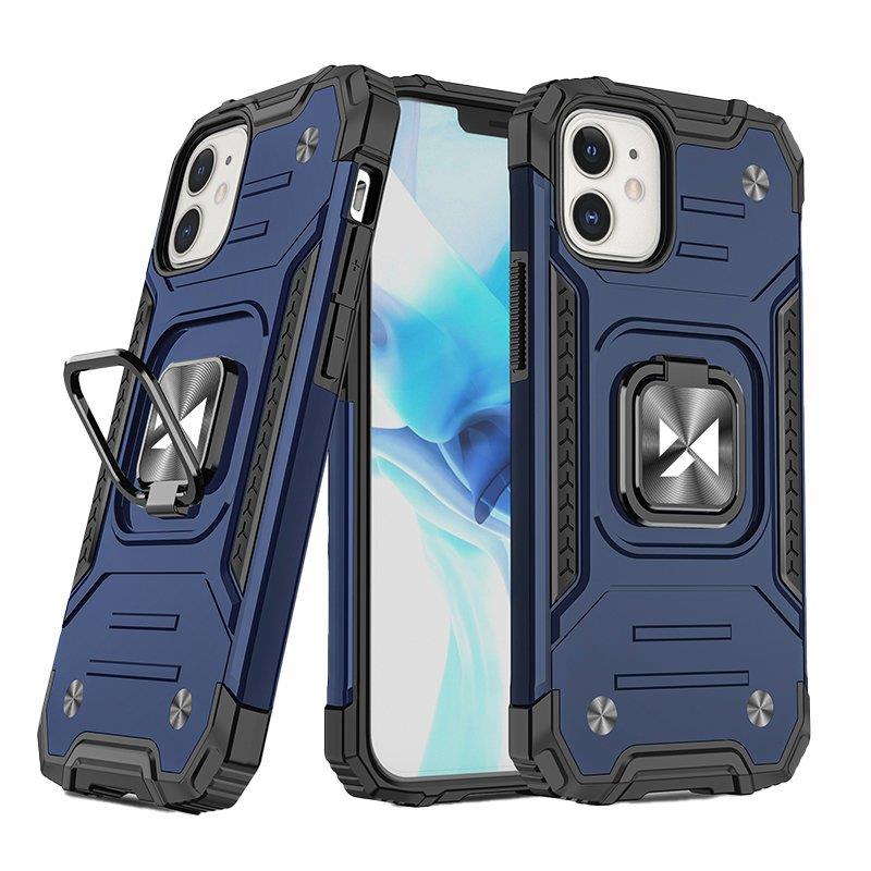 Wozinsky Ring Armor dėklas iPhone 14 Plus – mėlynas