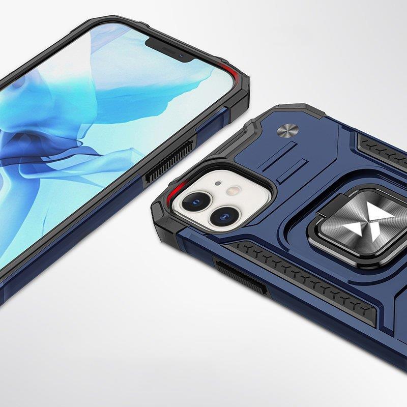 Wozinsky Ring Armor dėklas iPhone 14 Plus – mėlynas