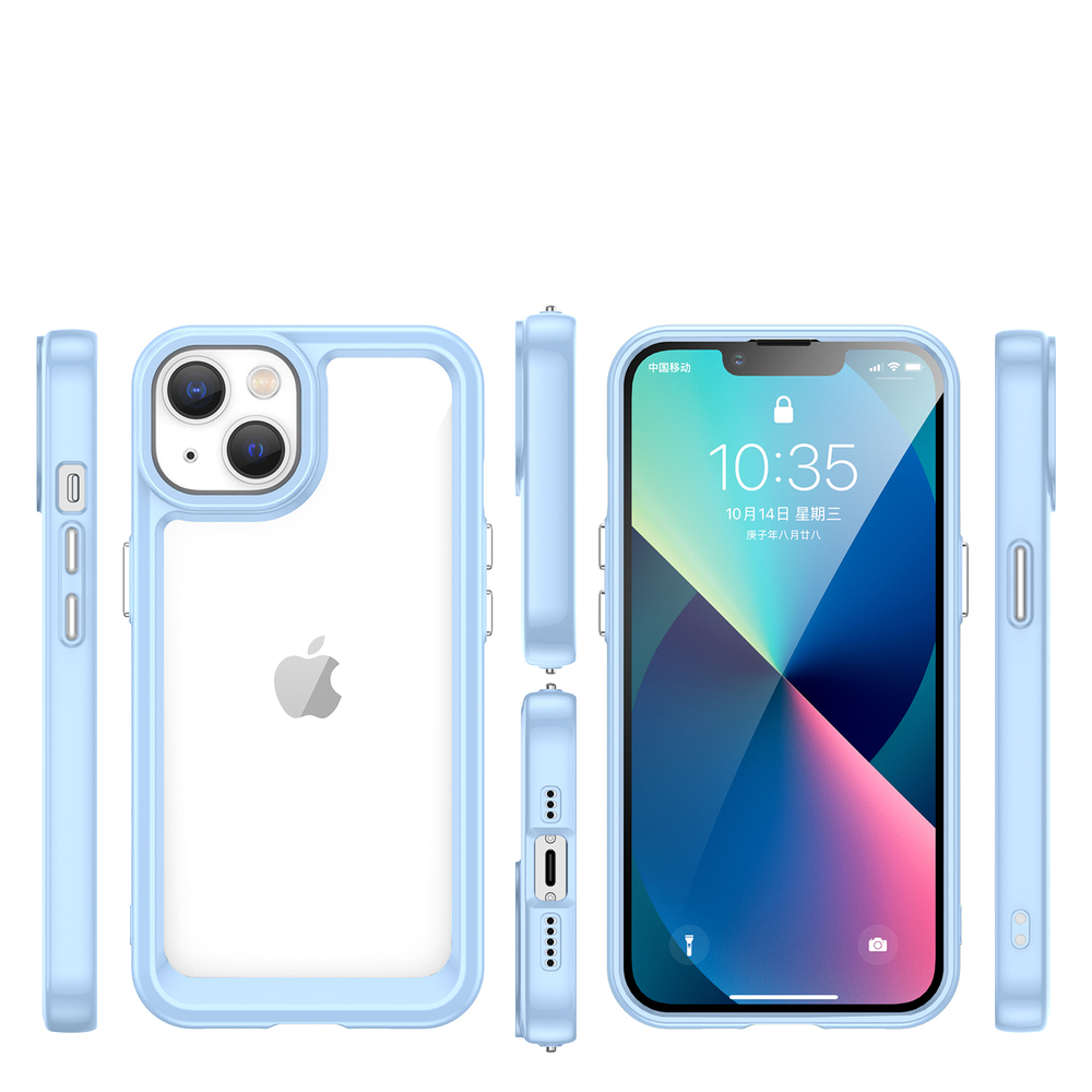 Outer Space Case dėklas iPhone 14 Plus – mėlynas
