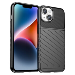 Thunder Case dėklas iPhone 14 Plus – juodas
