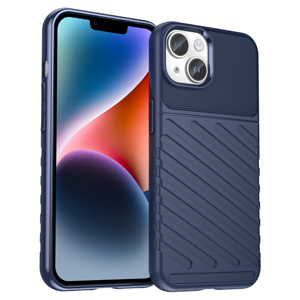 Thunder Case iPhone 14 Plus – mėlynas šarvuotas dėklas