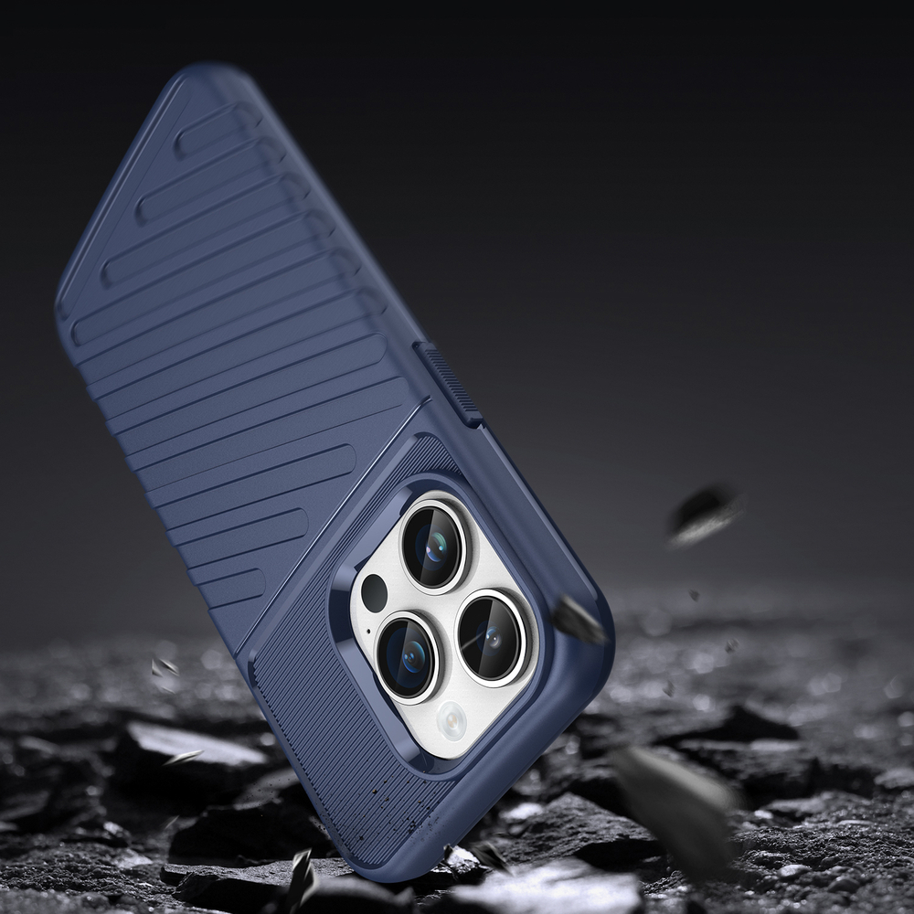 Thunder Case šarvuotas dėklas iPhone 14 Pro Max – mėlynas