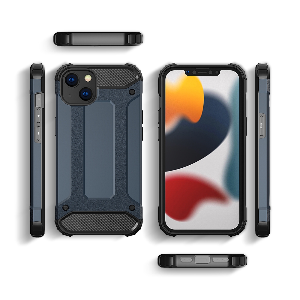 Hybrid Armor dėklas iPhone 14 Plus – mėlynas
