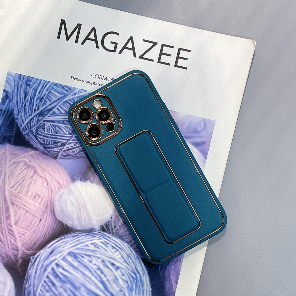 Kickstand dėklas iPhone 12 Pro – mėlynas