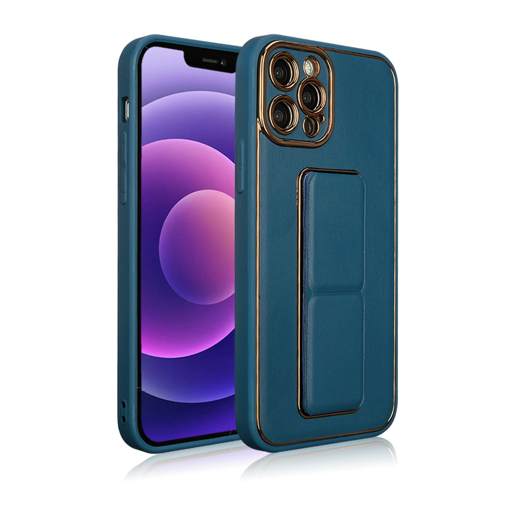 Kickstand dėklas iPhone 12 Pro – mėlynas