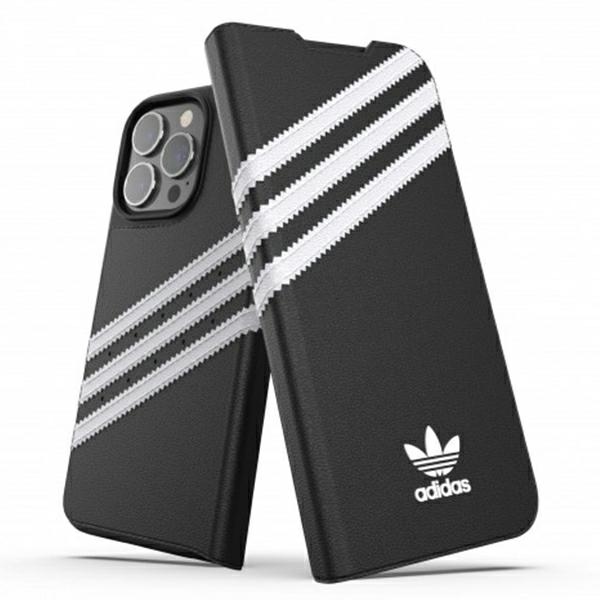 Adidas OR Book dėklas iPhone 13/13 Pro – juodas/baltas