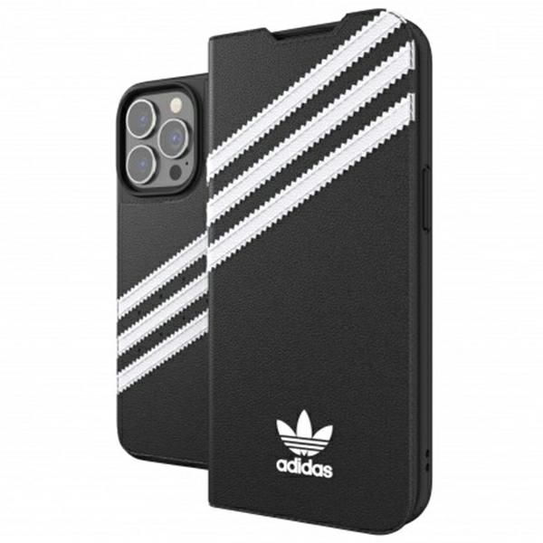 Adidas OR Book dėklas iPhone 13/13 Pro – juodas/baltas
