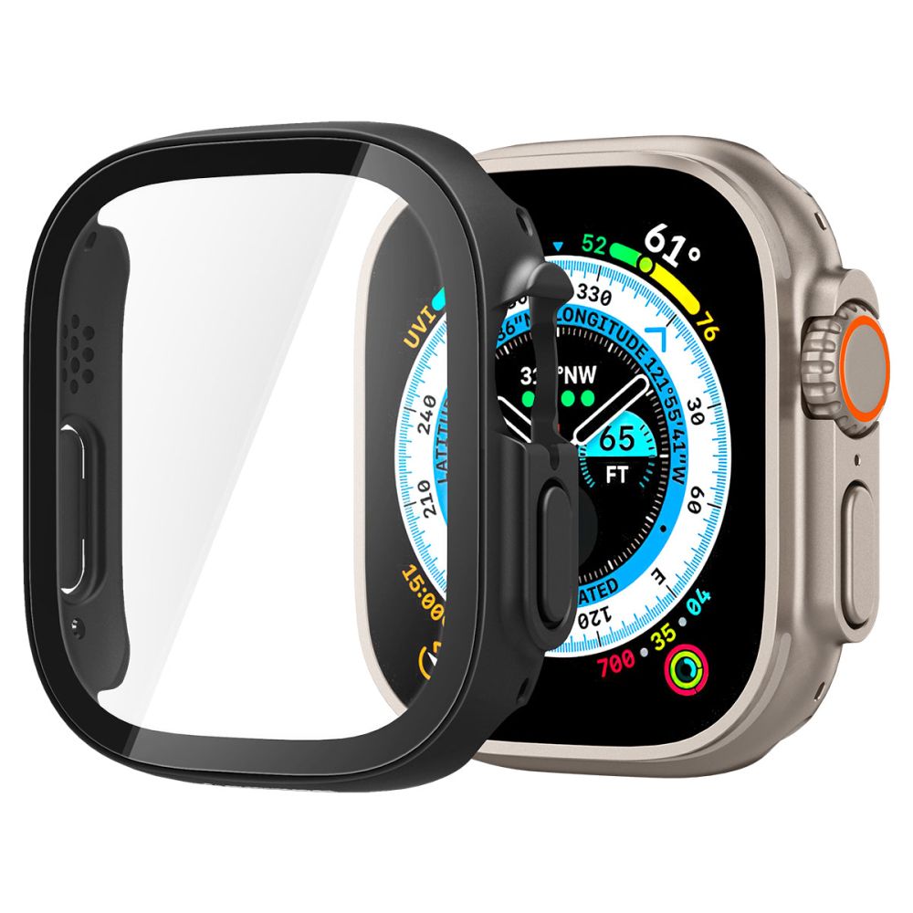 Dėklas Spigen Thin Fit 360 Apple Watch Ultra 1 / 2 (49 mm), juodas