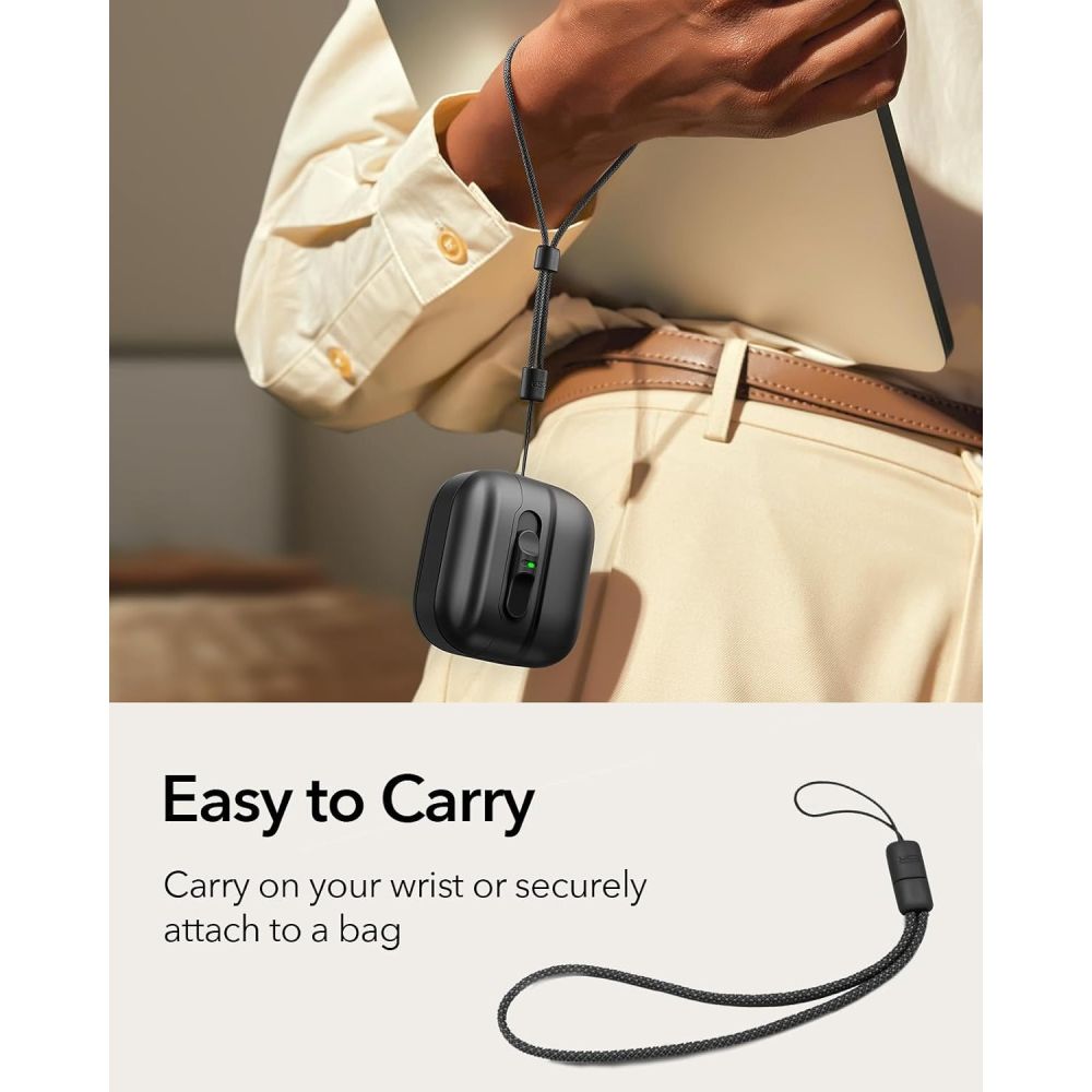 Dėklas ESR Pulse HaloLock MagSafe Apple AirPods 4 / 5, juodas