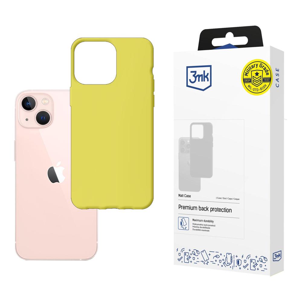 Dėklas iPhone 14 Plus iš 3mk Matt Case serijos - laimo žalias