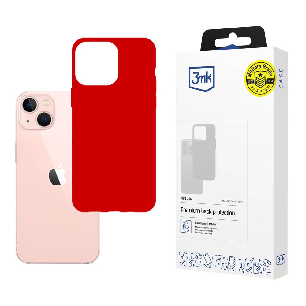 Dėklas iPhone 14 Plus iš 3mk Matt Case serijos - raudonas