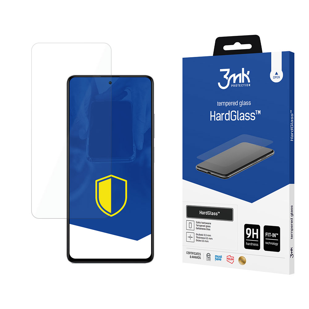 Grūdintas stiklas, skirtas Xiaomi Redmi Note 12 5G / Poco X5 5G 9H 3mk HardGlass serijai