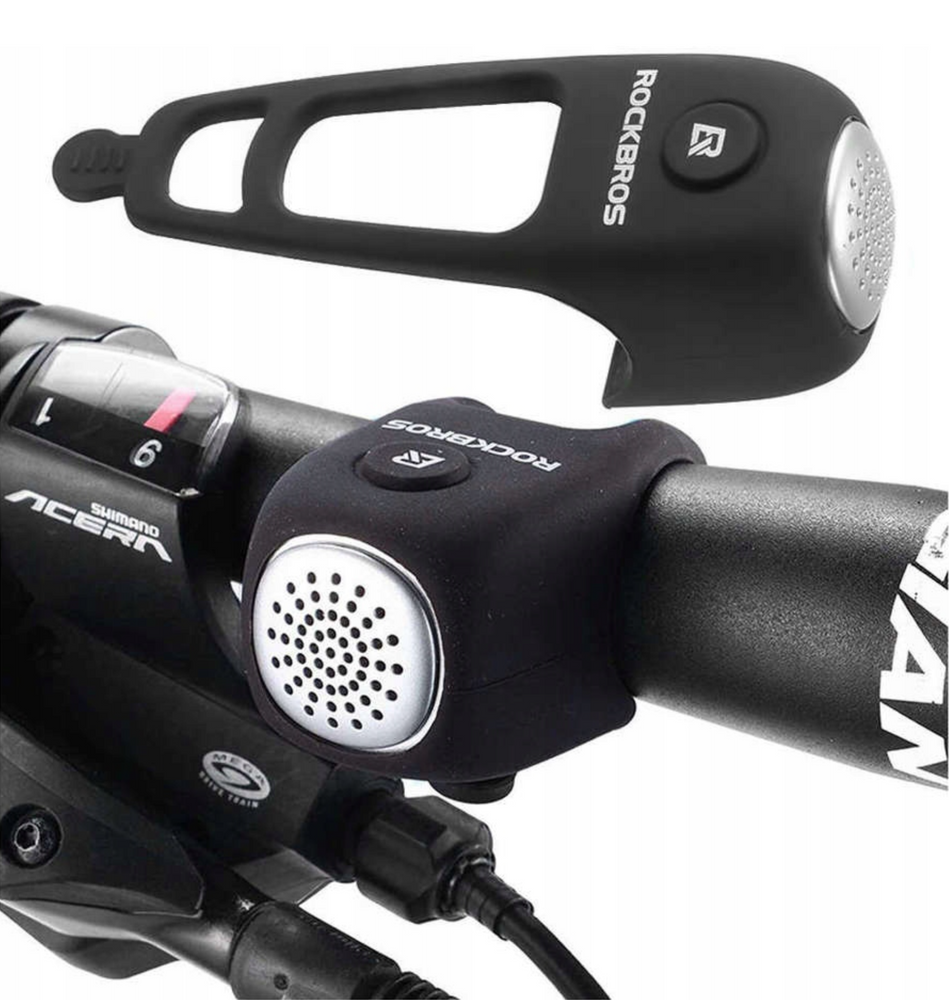 Rockbros CB1709BK elektroninis dviračio skambutis - juodas