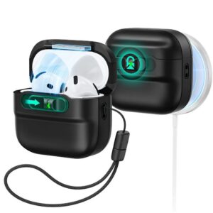 Dėklas ESR Pulse HaloLock MagSafe Apple AirPods 4 / 5, juodas
