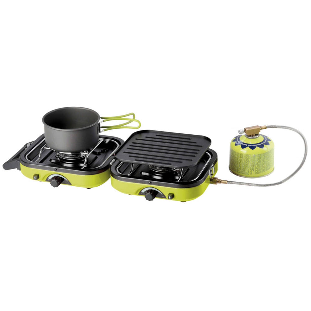 DUAL COMPACT + GRILL dviguba turisto viryklė