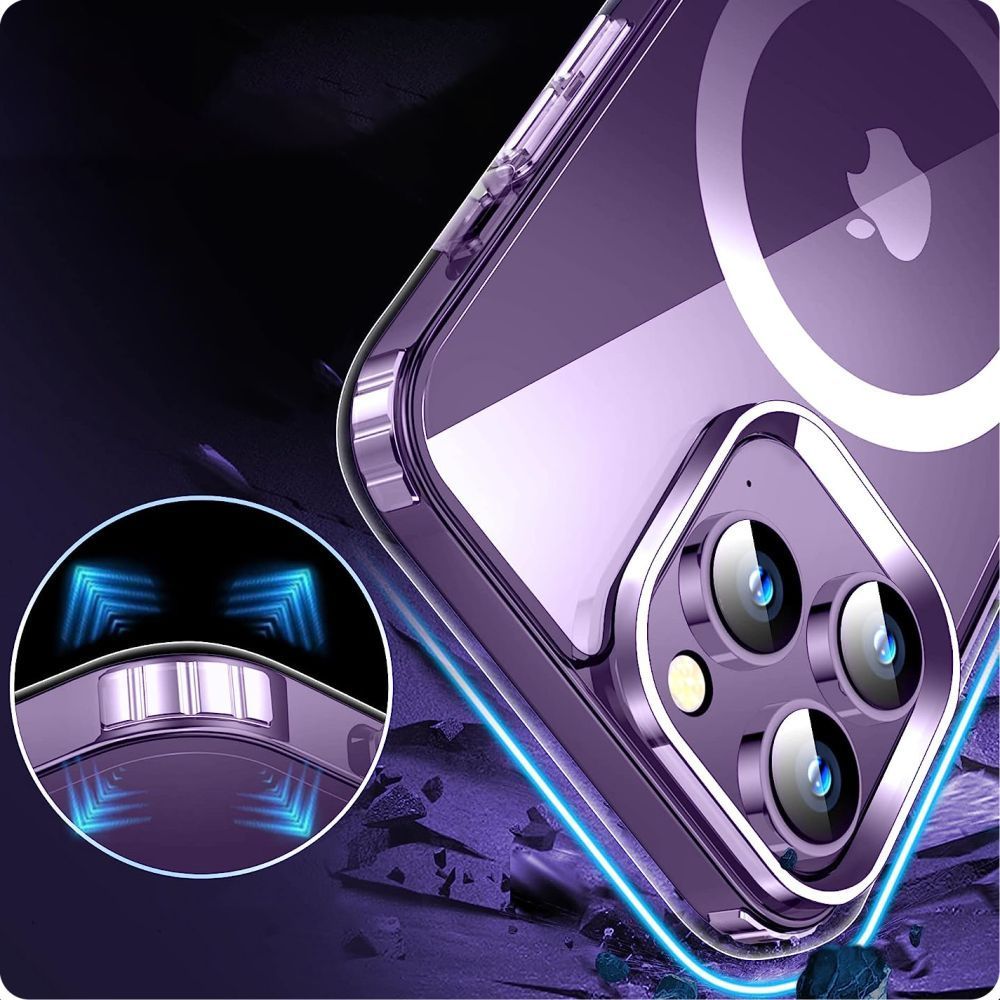 Skaidrus Tech-Protect MagSafe dėklas Galaxy S24 Ultra