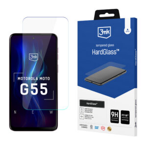 3mk HardGlass™ grūdintas stiklas, skirtas Motorola Moto G55 5G