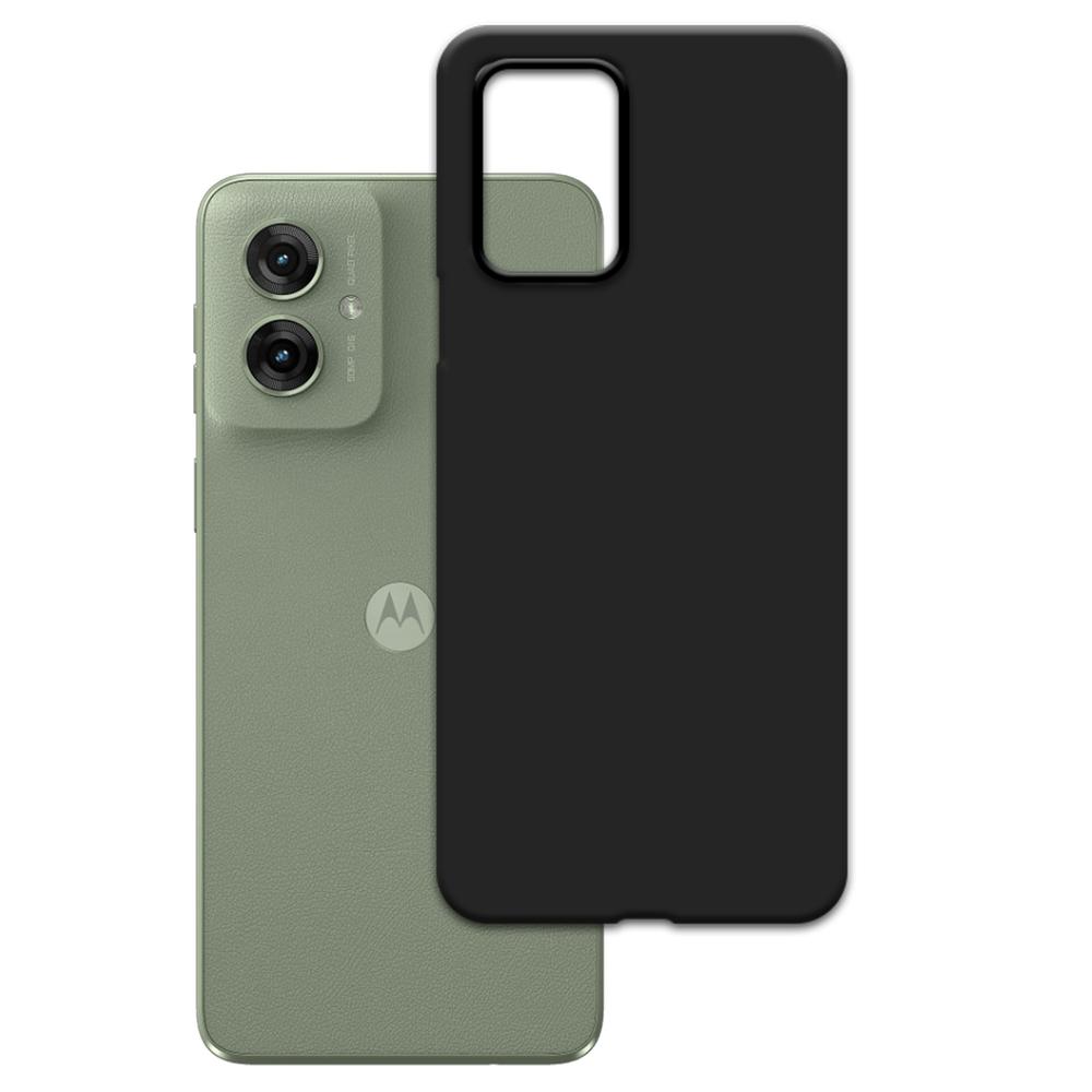 3mk Matt Case, skirtas Motorola Moto G55 5G - juodas