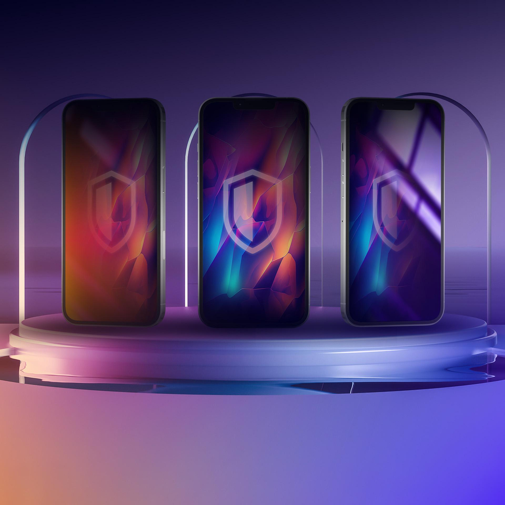 3mk Rainbow Privacy grūdintas stiklas, skirtas Apple iPhone 15 Pro Max