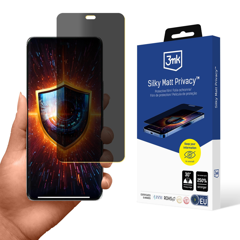 3mk Silky Matt Privacy™ matinė privatumo ekrano apsauga Honor Magic7 Lite