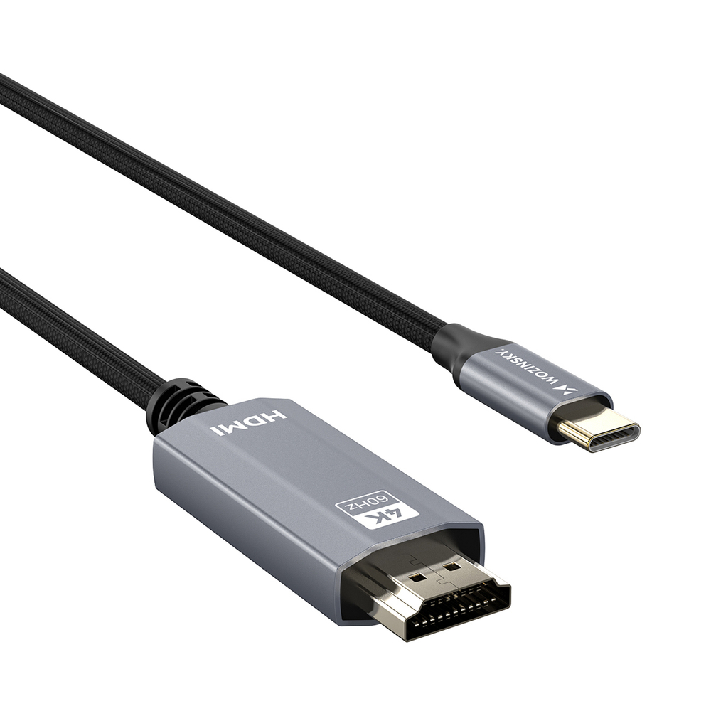 Wozinsky WCCH-01 USB-C - HDMI 4K 60Hz kabelis 1,8m - juodas