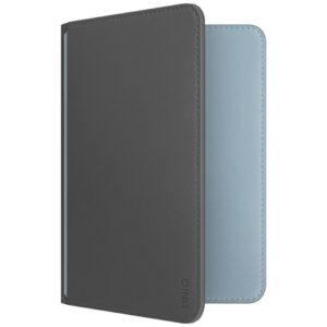 Uniq Belmont paso dėklas su Apple Find My RFID blokavimu pilkai mėlynas