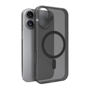 Puro Daylight MagSafe suderinama silikono dėklas iPhone 17 - Skaidri juoda