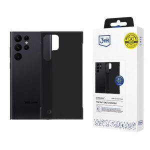 3mk Just20g matinis dėklas, skirtas Samsung Galaxy S22 Ultra 5G – matinė juoda