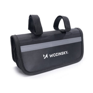 Wozinsky WMZ-01N įrankių komplektas, 16 į 1 dviračio multitool, pompa, raktai, vidinės padangos komplektas - juodas