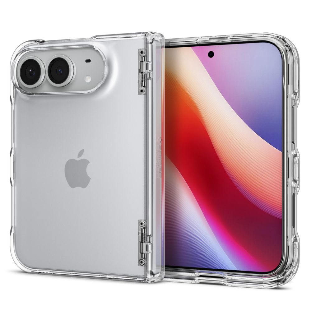 Dėklas Spigen Ultra Hybrid Pro iPhone Duo, skaidrus