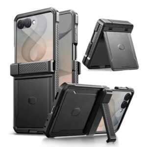 Dėklas Tech-Protect Kevlar Pro Galaxy Z Flip 8, juodas