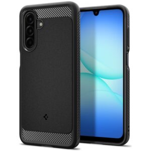 Dėklas Spigen Rugged Armor Samsung Galaxy A17 4G / 5G, matinis juodas