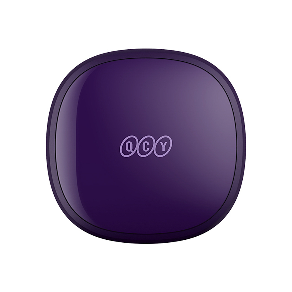 QCY T13X ausies viduje nuotolinės žarnos su ENC IPX5 Bluetooth 5.3 - violetinė