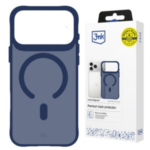 3mk Smoke MagCase, skirtas iPhone 17 Pro – mėlynai permatomas