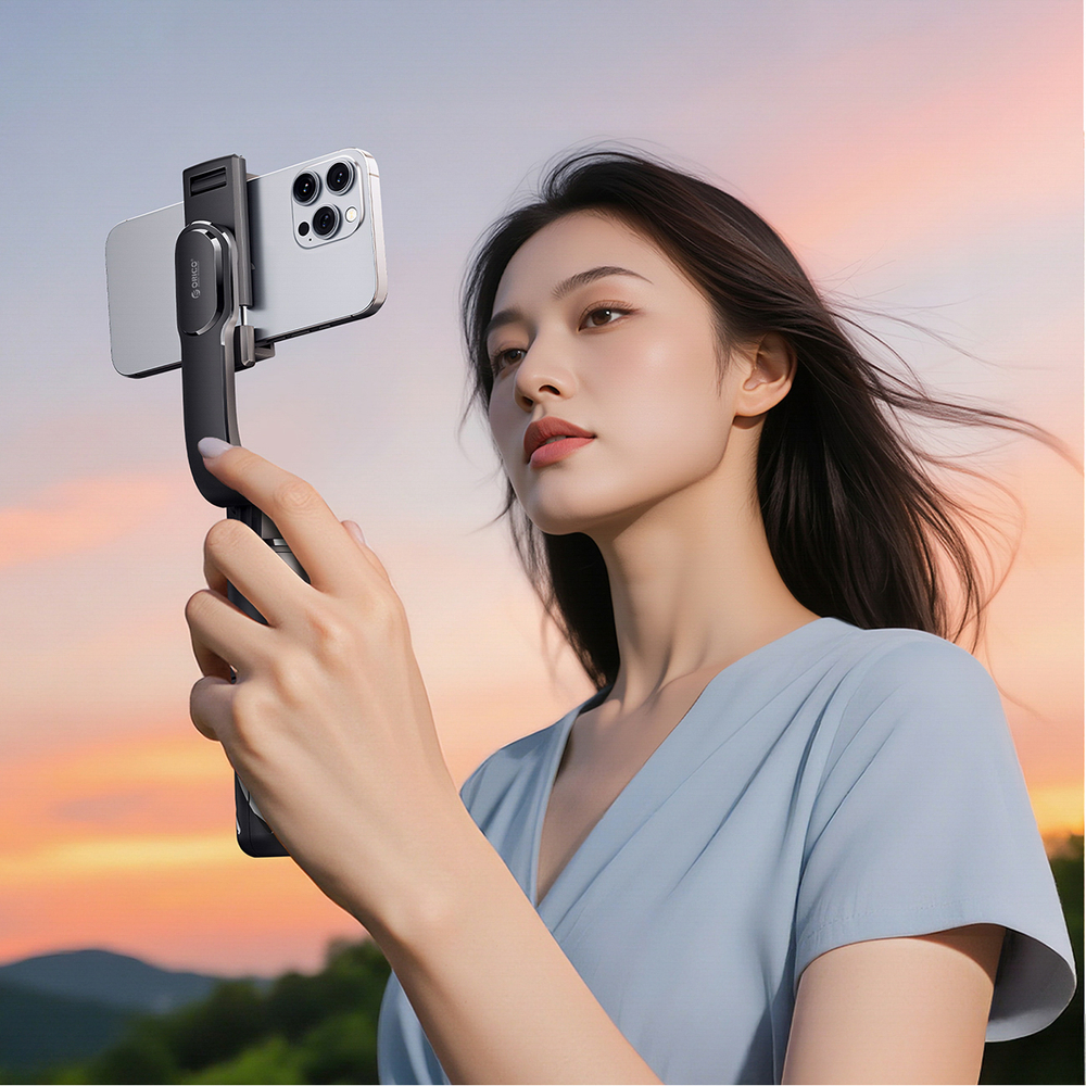 Selfie lazda Orico SPV100 mini trikojis Bluetooth 360 laipsnių rotacija - juoda