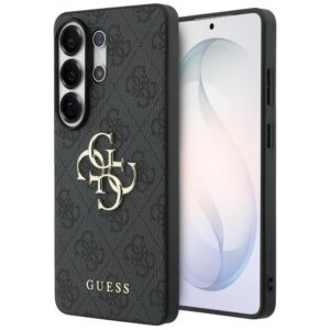 Guess 4G Big Metal Logo dėklas skirtas Samsung Galaxy S26 Ultra - Juoda