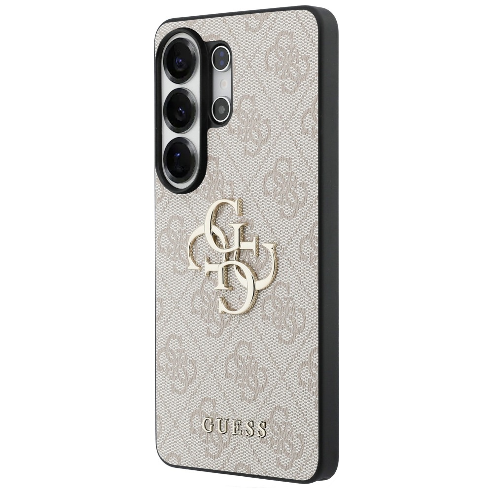Guess 4G Big Metal Logo dėklas Samsung Galaxy S26 Ultra - Rožinis