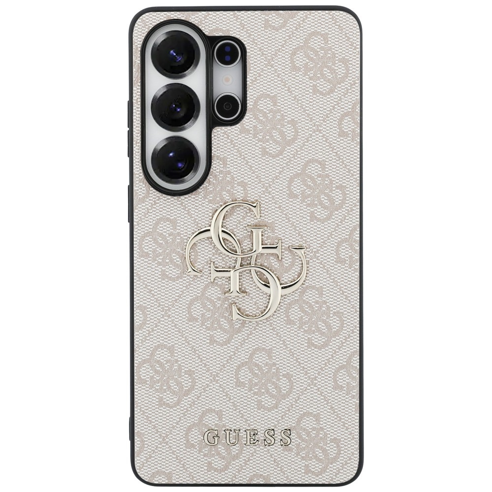 Guess 4G Big Metal Logo dėklas Samsung Galaxy S26 Ultra - Rožinis