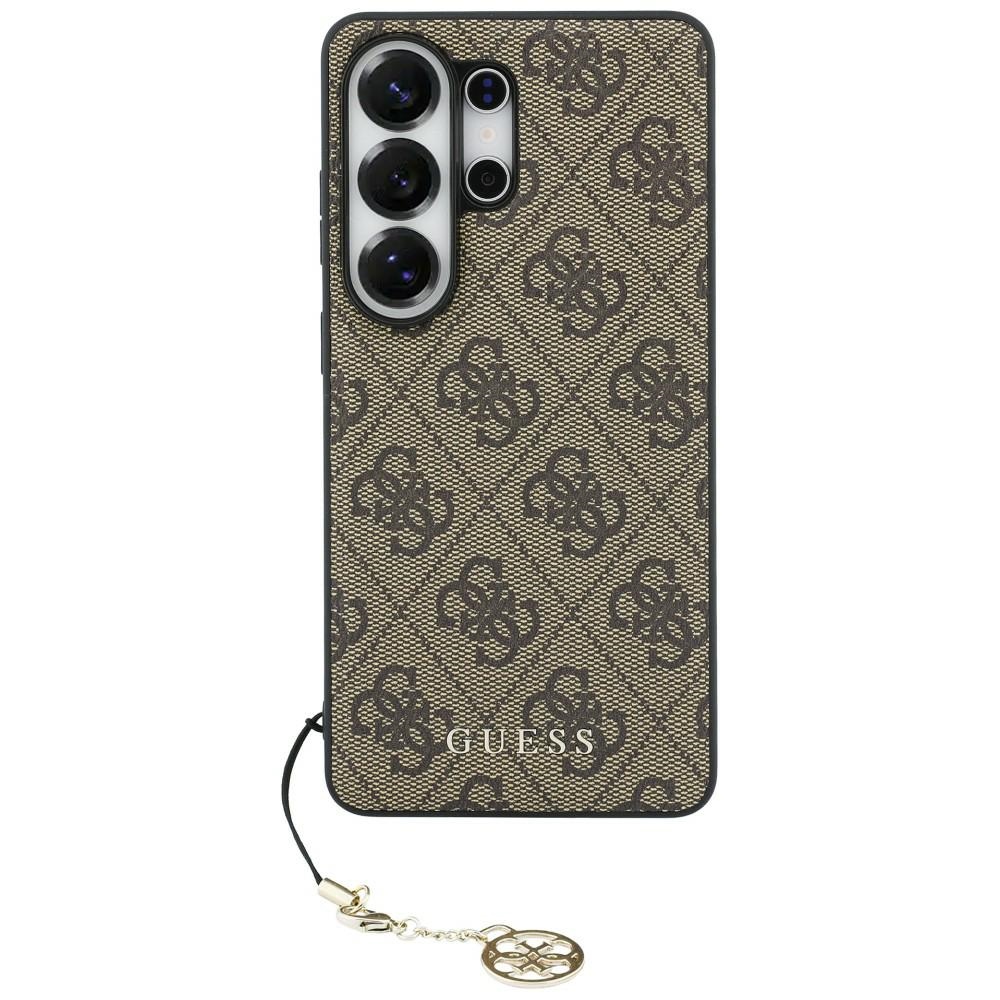 Guess 4G Classic Logo Charm MagSafe dėklas Samsung Galaxy S26 Ultra - Rudas