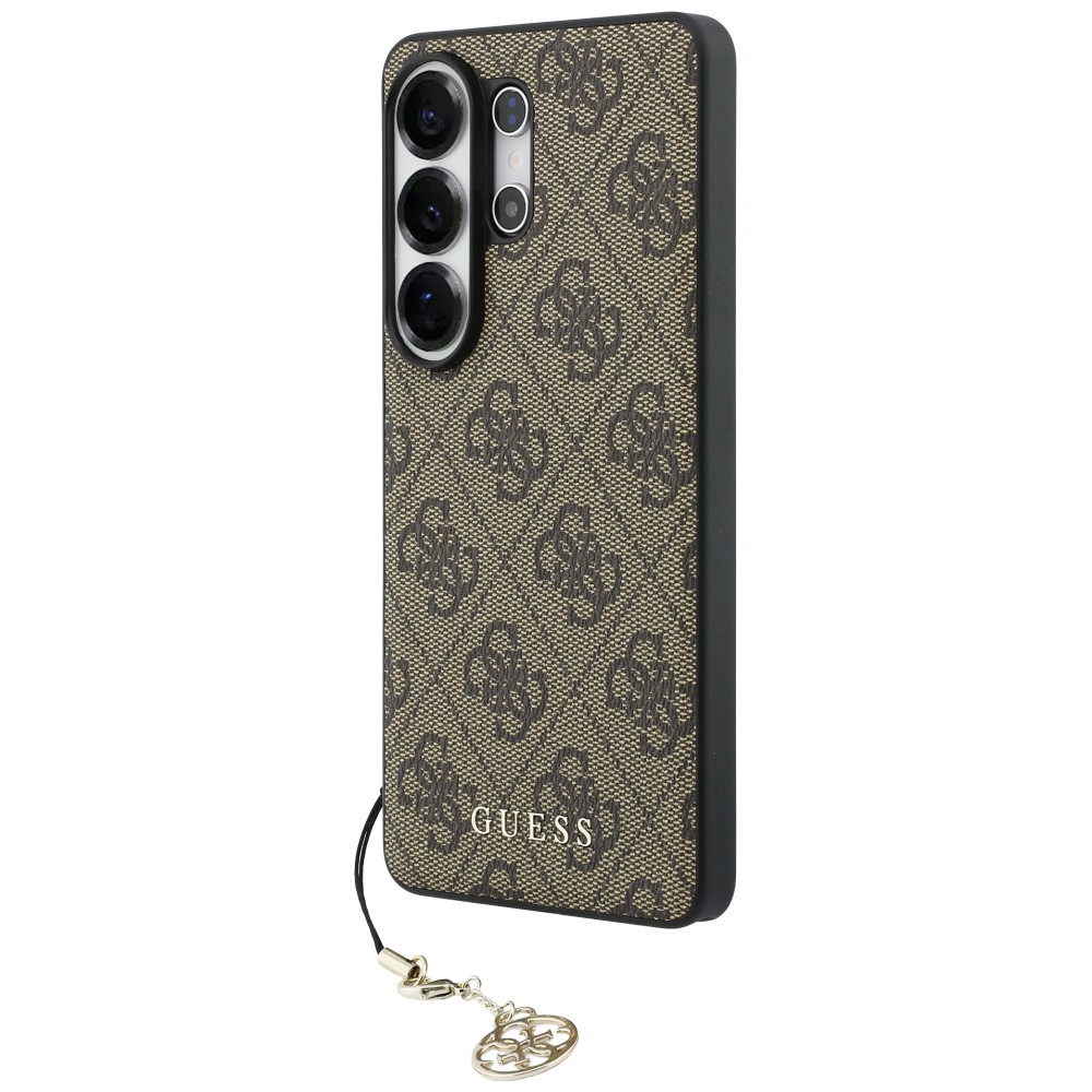 Guess 4G Classic Logo Charm MagSafe dėklas Samsung Galaxy S26 Ultra - Rudas
