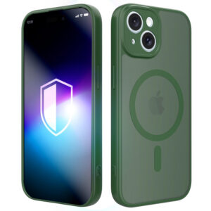 3mk Misty MagCase skirtas iPhone 15 - žalias