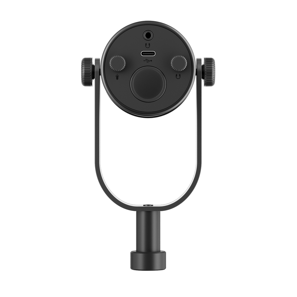 BOYA CastMic P60B studijos mikrofonas su koja, laidinis USB XLR - juodas