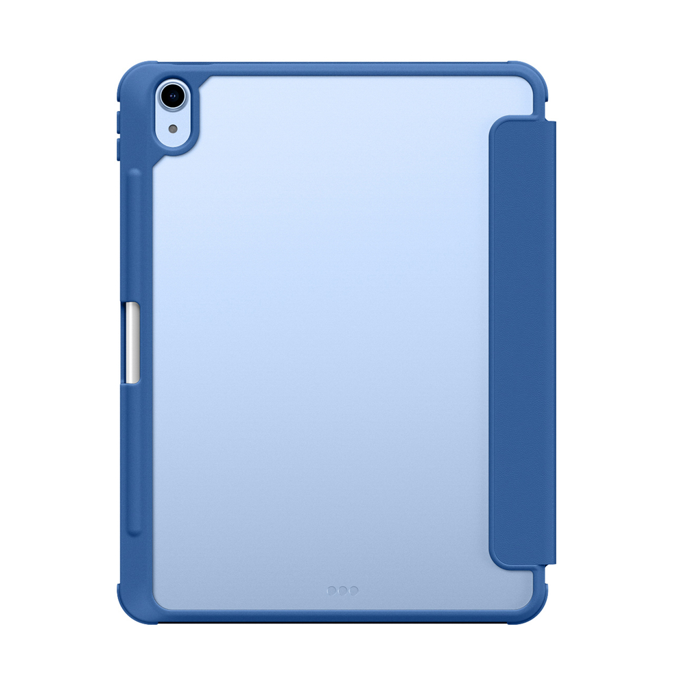 AmazingThing Titan Pro Case dėklas, skirtas iPad A16 11", su 720° besisukančiu stovu ir rašiklio laikikliu – mėlynas