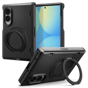 Spigen Slim Armor Pro S MagSafe dėklas Samsung Galaxy Z Fold 8 - Juodas