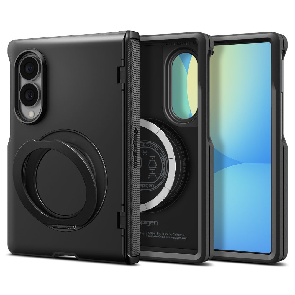 Spigen Slim Armor Pro S MagSafe dėklas Samsung Galaxy Z Fold 8 - Juodas